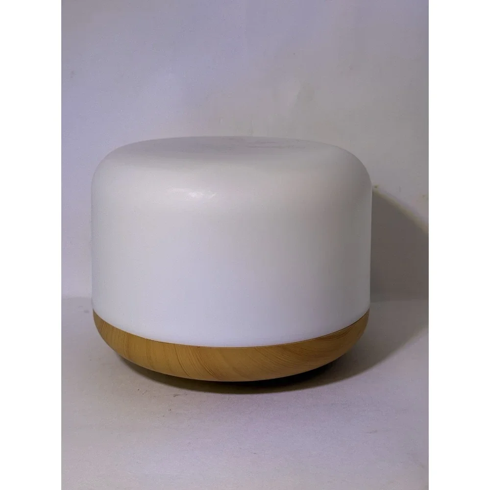 Ultrasonic Essential Oil Diffuser White‎ Bamboo Timer Mist AS IS